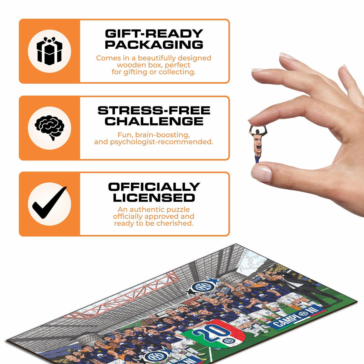 FC Inter® 20th Scudetto - Wooden Puzzle