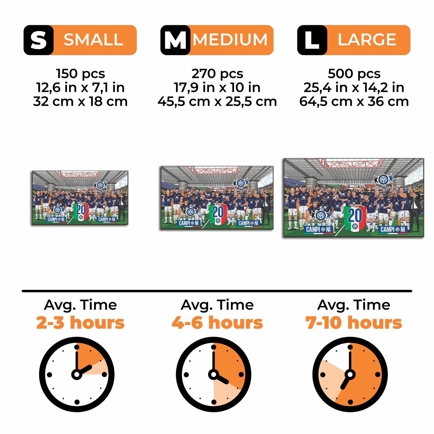 FC Inter® 20th Scudetto - Wooden Puzzle