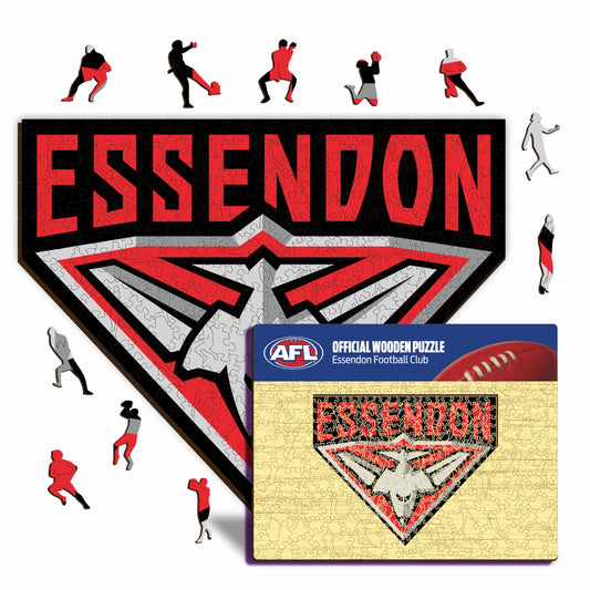 Essendon FC Logo - Wooden Puzzle