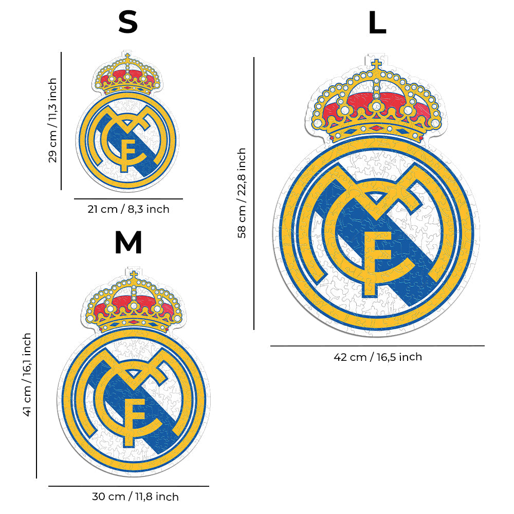 2 PACK Real Madrid CF® Logo + Team