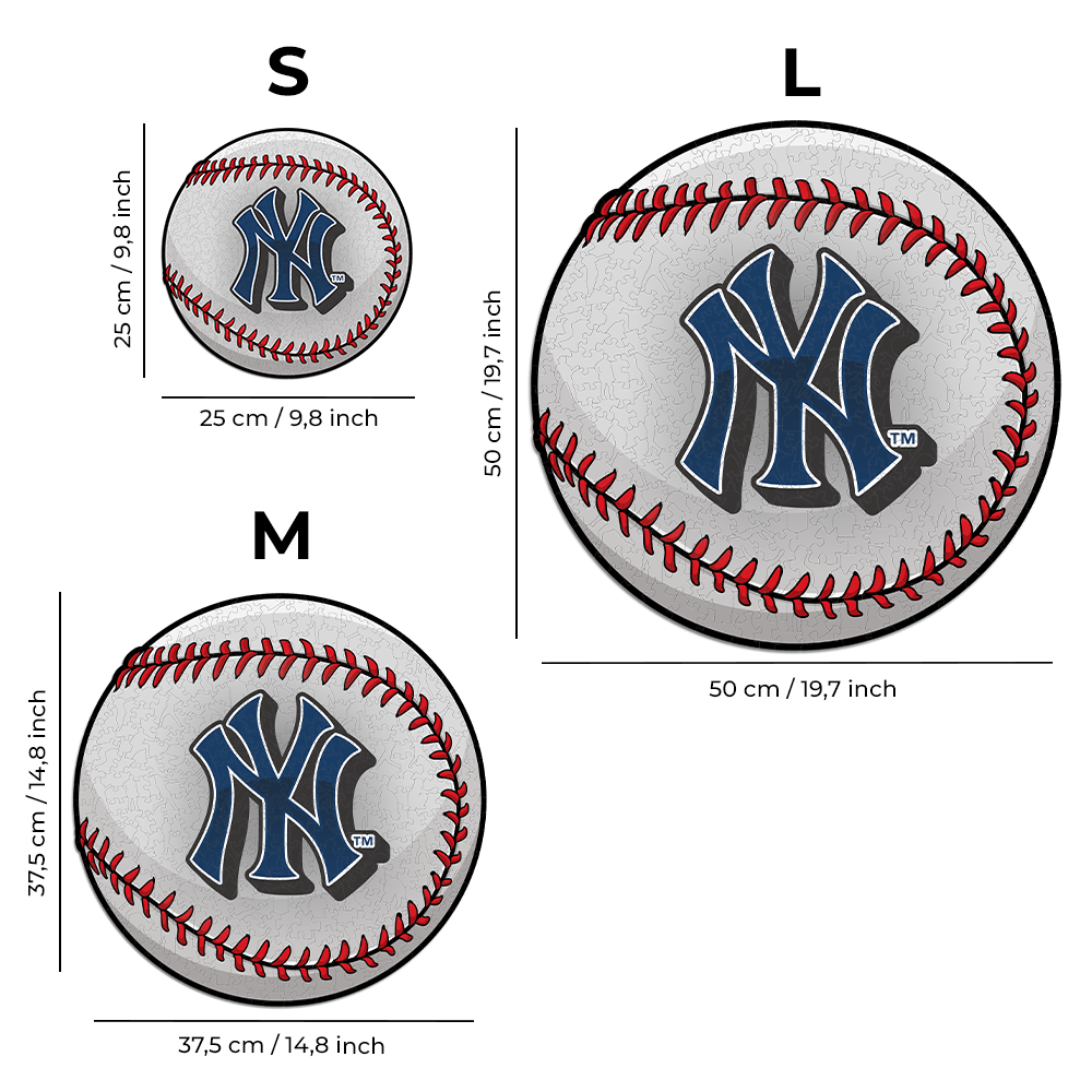 2 PACK New York Yankees™ Baseball + Primary Logo