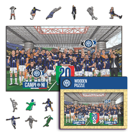 FC Inter® 20th Scudetto - Wooden Puzzle