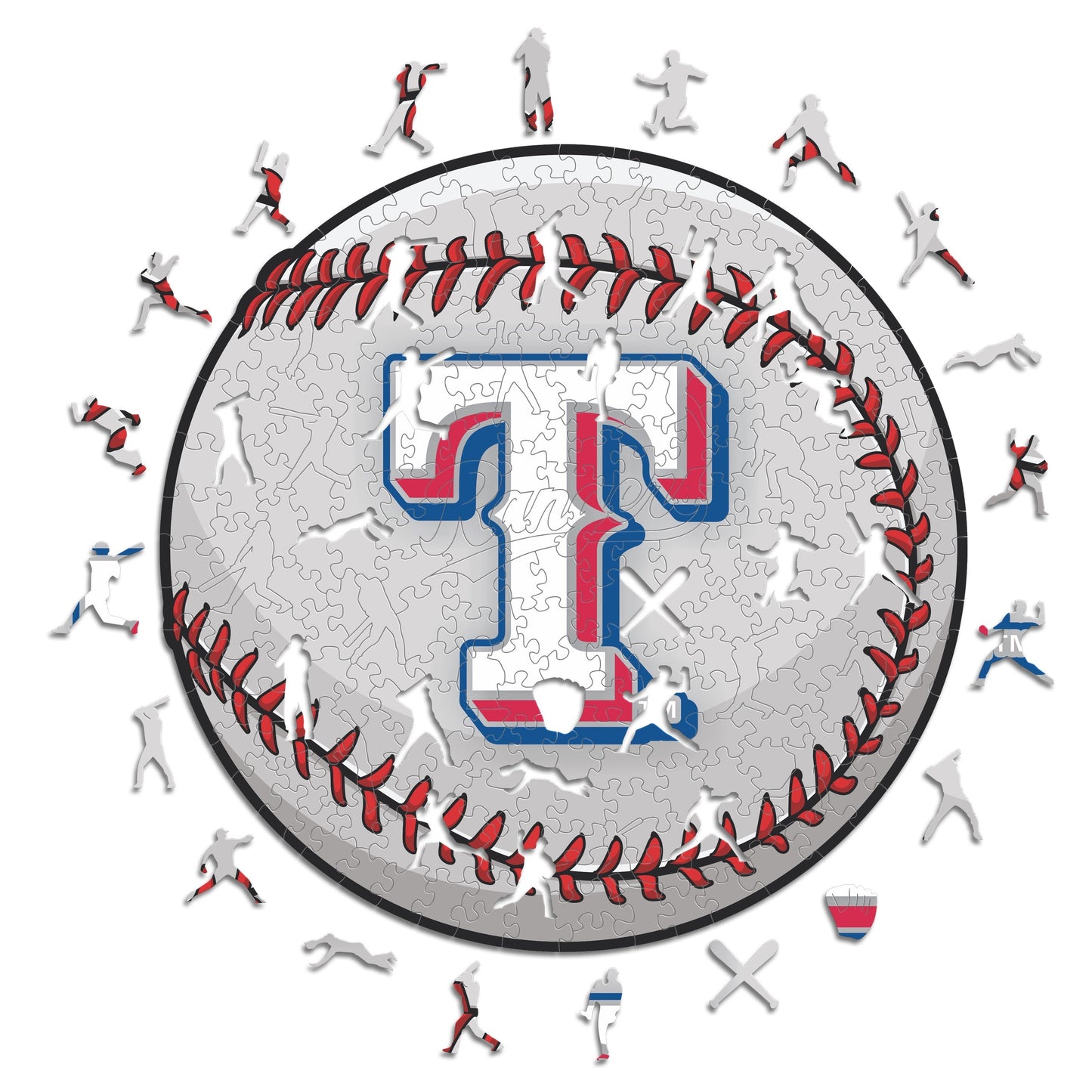 2 PACK Texas Rangers™ Baseball + Primary Logo