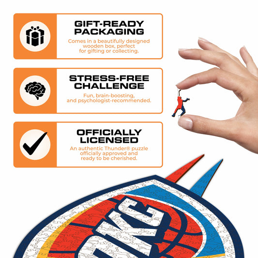 Oklahoma City Thunder™ - Wooden Puzzle