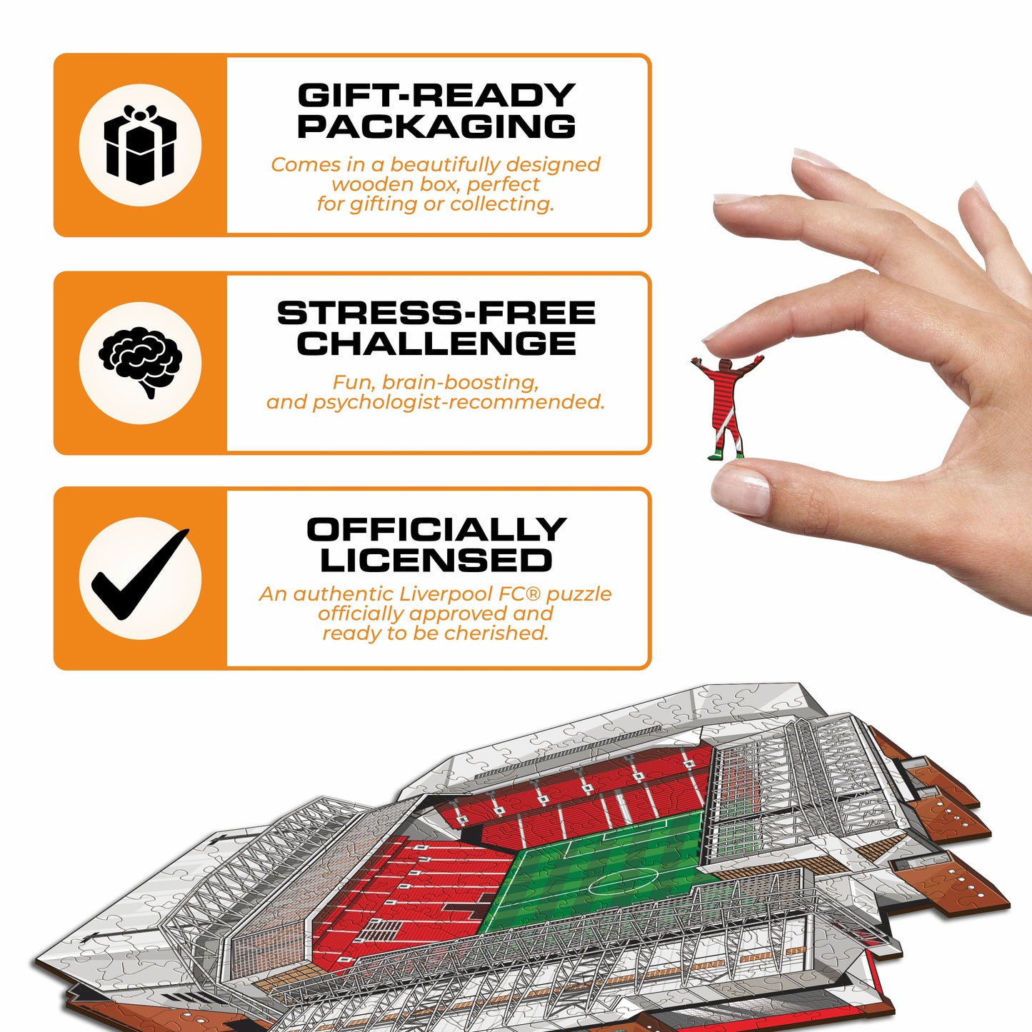 Liverpool FC® Anfield Stadium - Wooden Puzzle