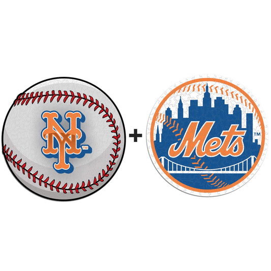 2 PACK New York Mets™  Baseball + Primary Logo