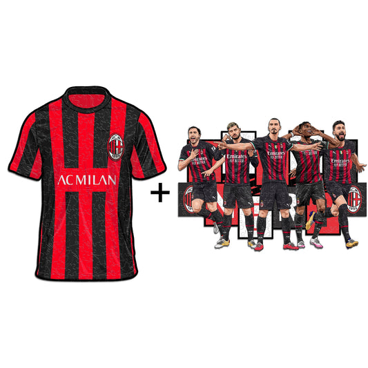 2 PACK AC Milan® Jersey + 5 Players