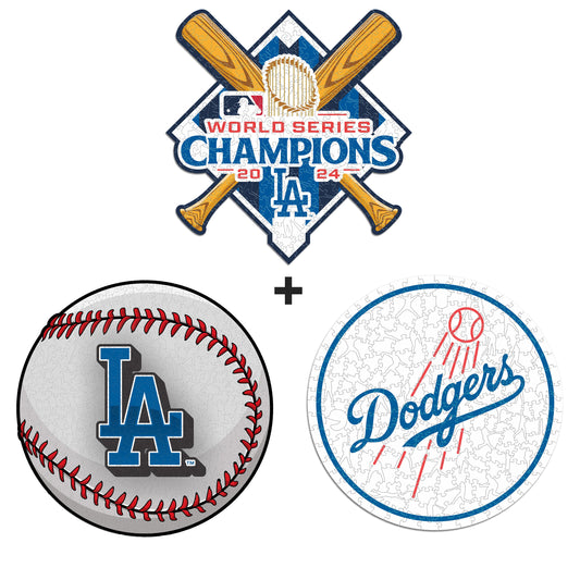 3 PACK Los Angeles Dodgers™ Ball + Primary Logo + 2024 World Series