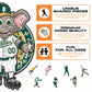 Oakland Athletics™ Mascot - Wooden Puzzle