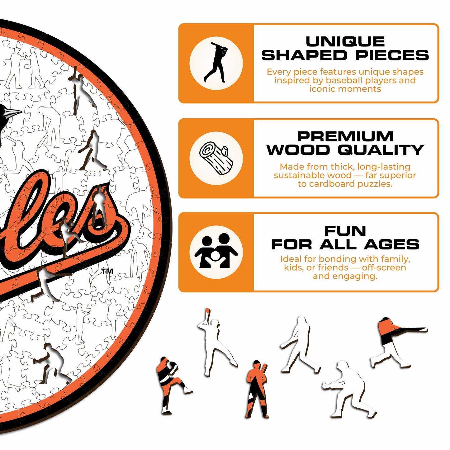 Baltimore Orioles™ - Wooden Puzzle