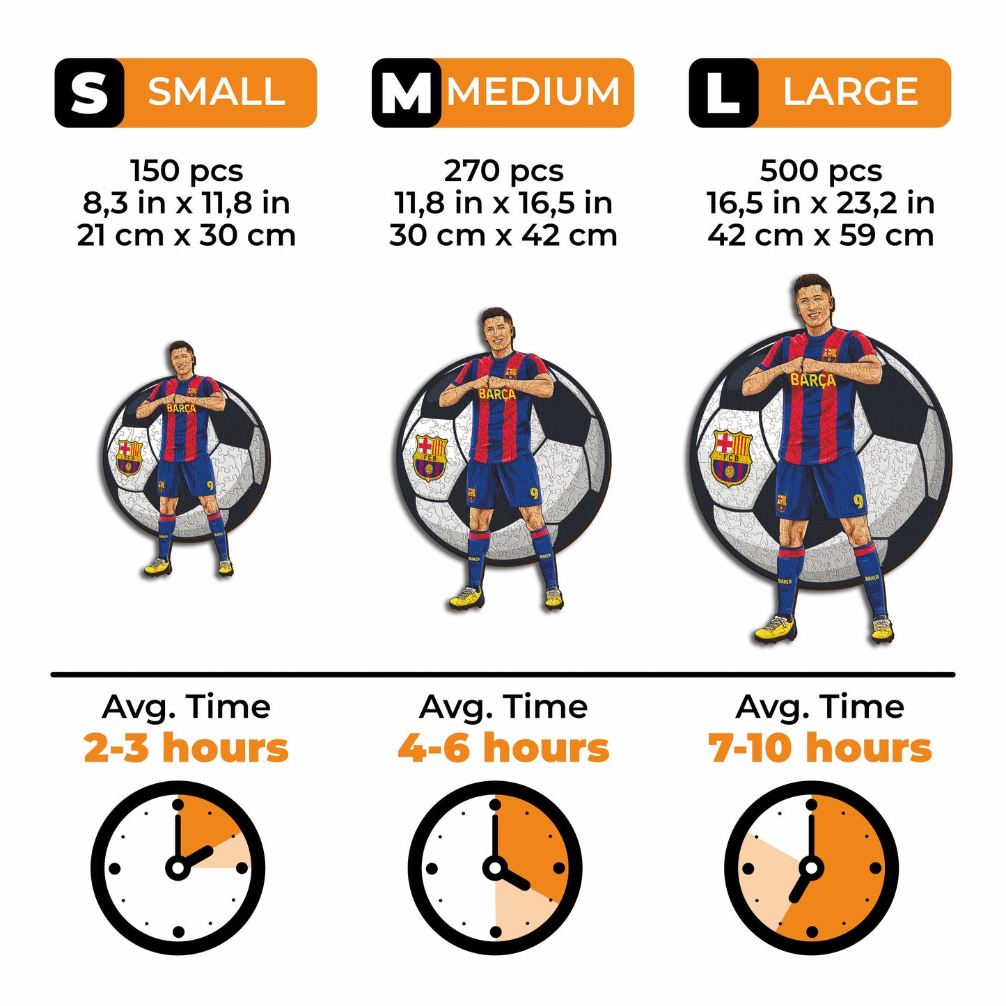 Robert Lewandowski - Wooden Puzzle
