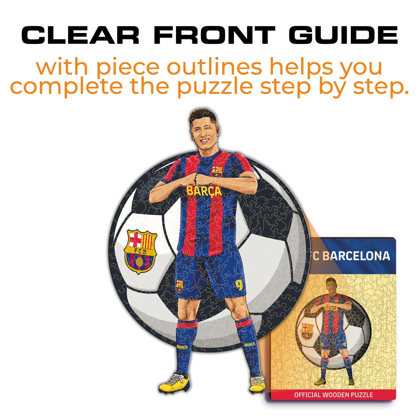 Robert Lewandowski - Wooden Puzzle