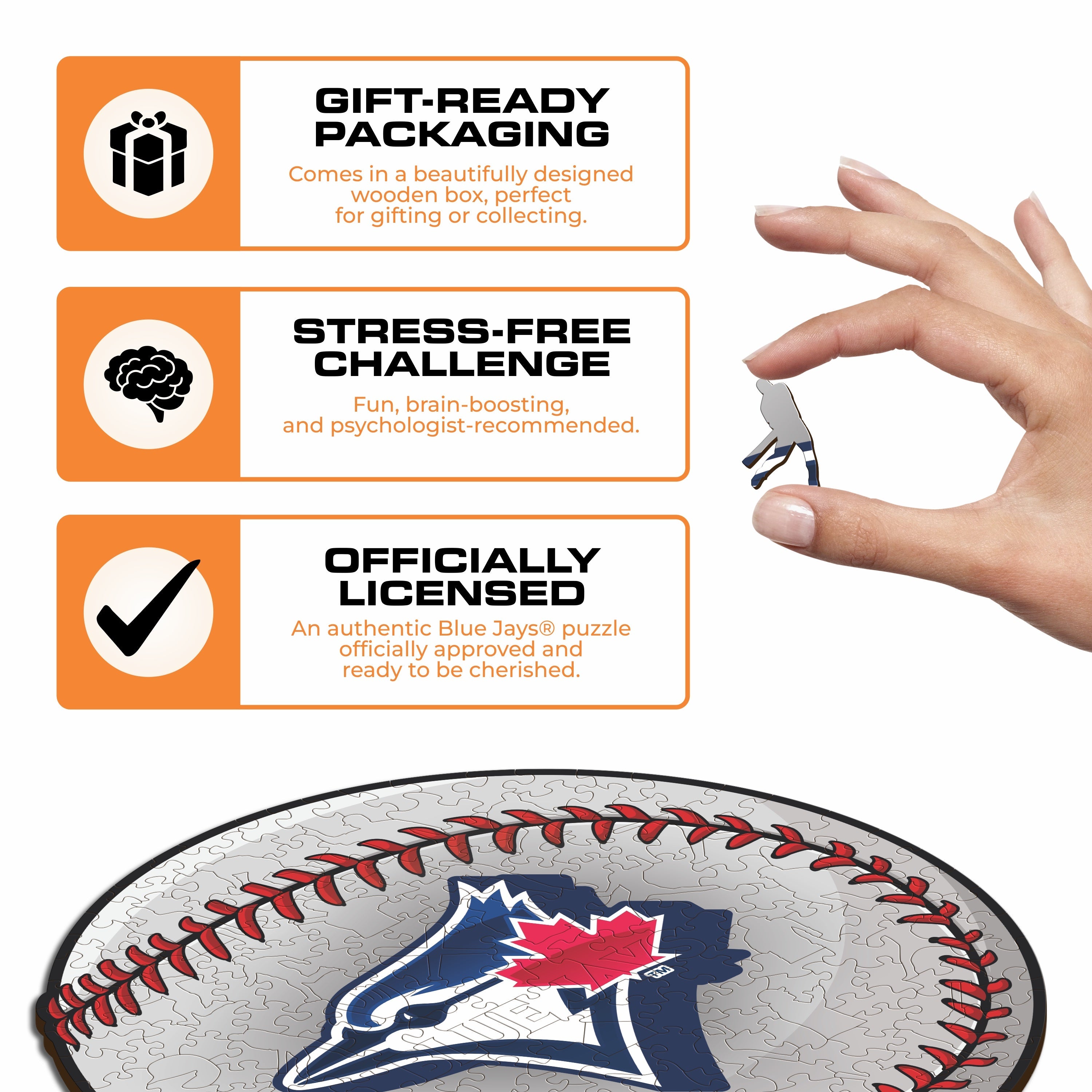 Toronto Blue Jays™ - Wooden Puzzle – Iconic Puzzles USA
