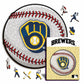 3 PACK Milwaukee Brewers™ Logo + Mascot + Baseball