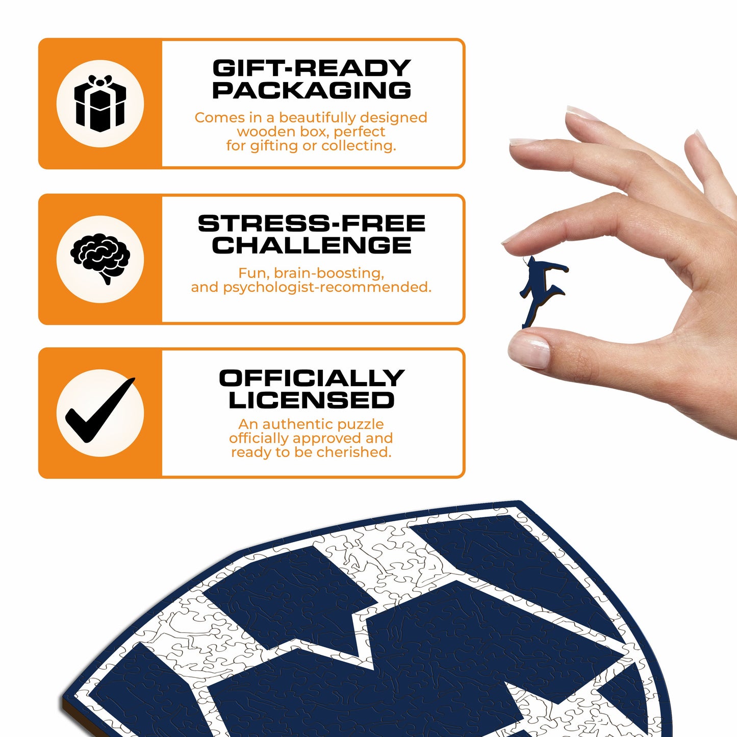 Club de Futbol Monterrey® Logo - Wooden Puzzle