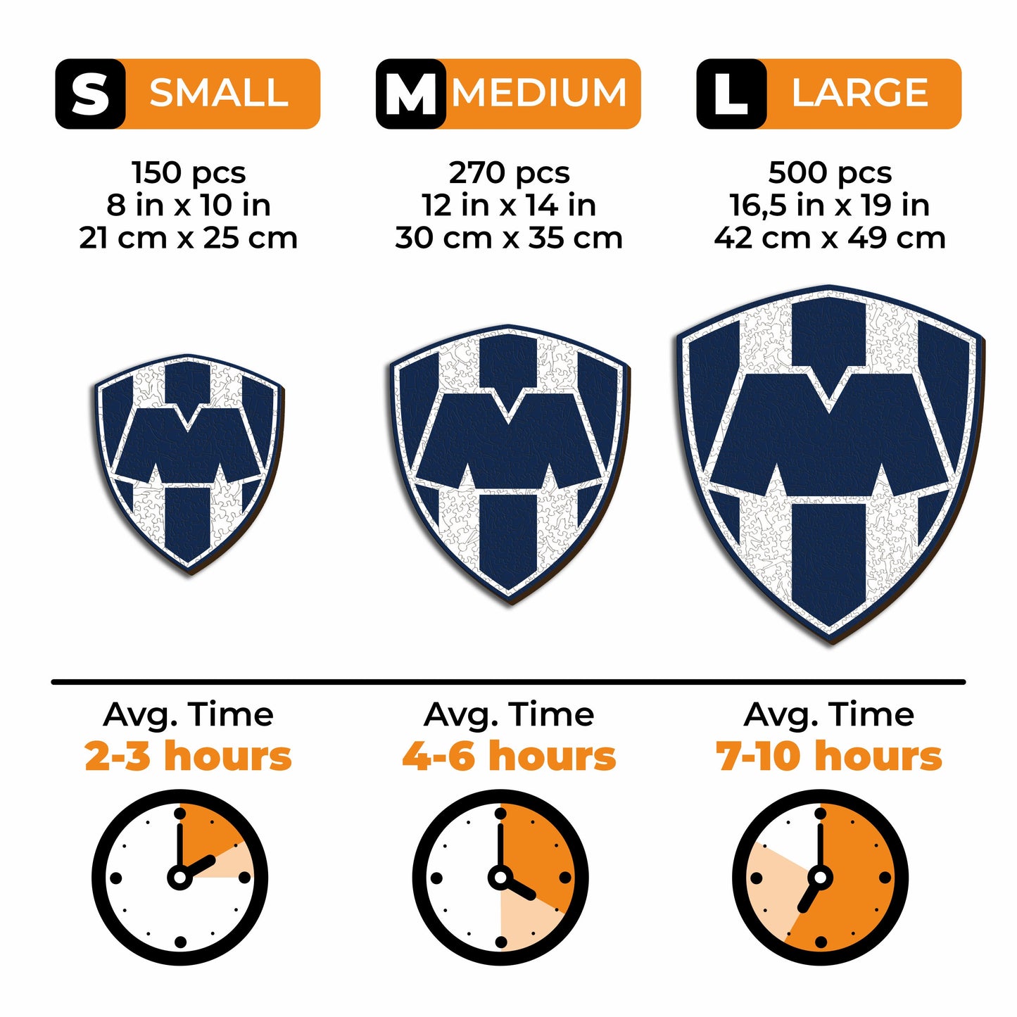 Club de Futbol Monterrey® Logo - Wooden Puzzle