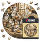 Curious Hamsters - Wooden Puzzle