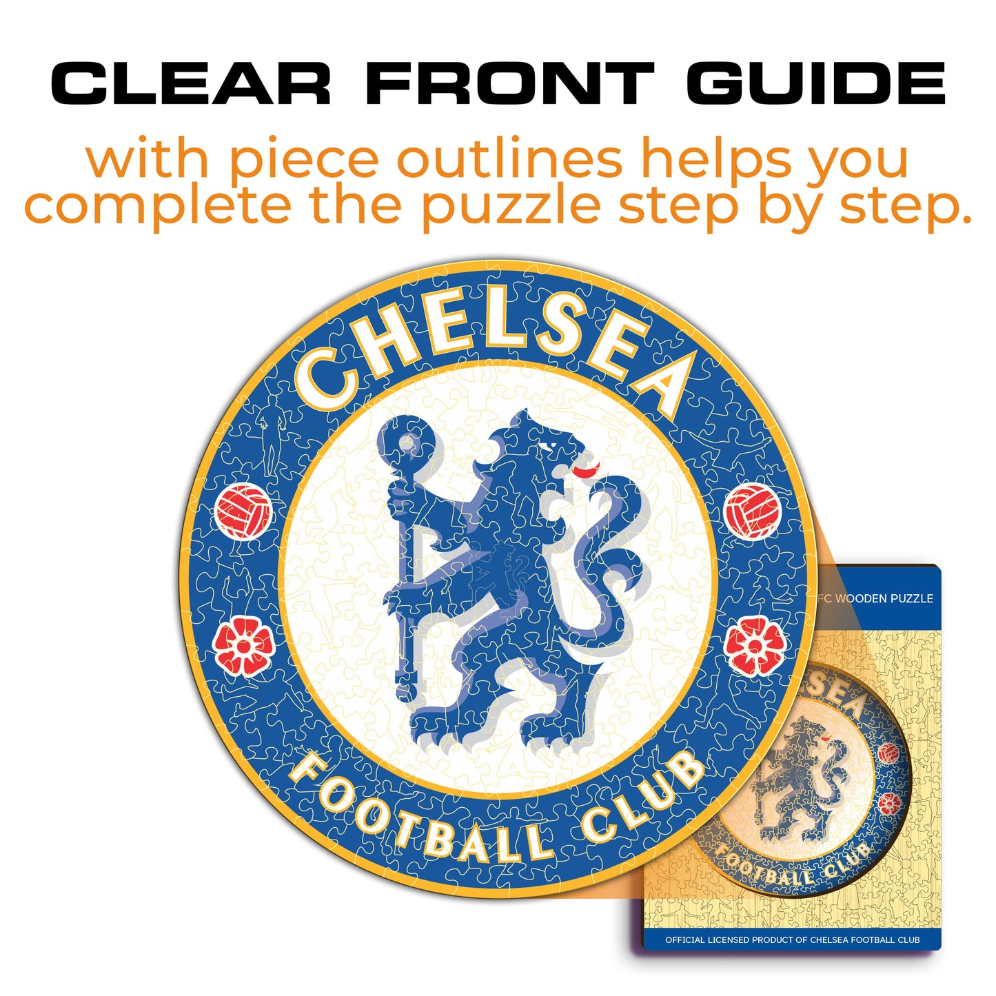 Chelsea FC® Logo - Wooden Puzzle