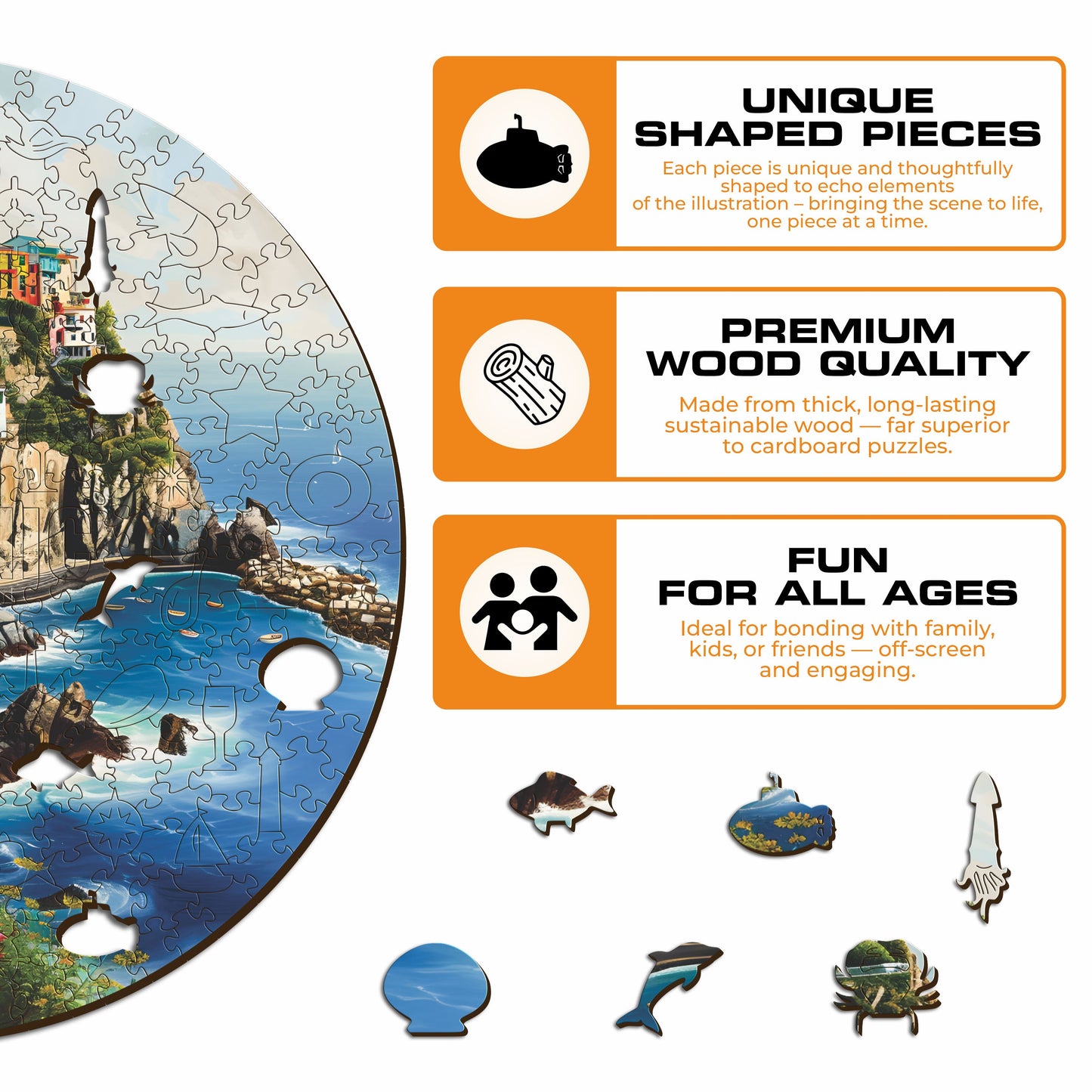 Portofino - Wooden Puzzle