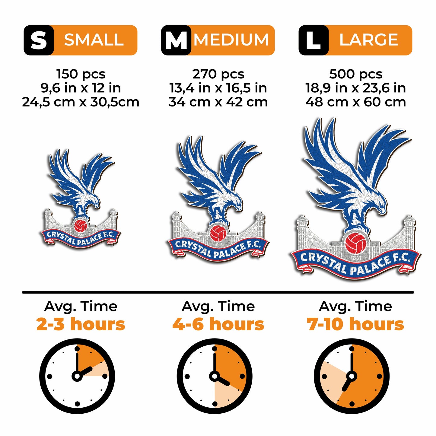 Crystal Palace FC® Logo - Wooden Puzzle