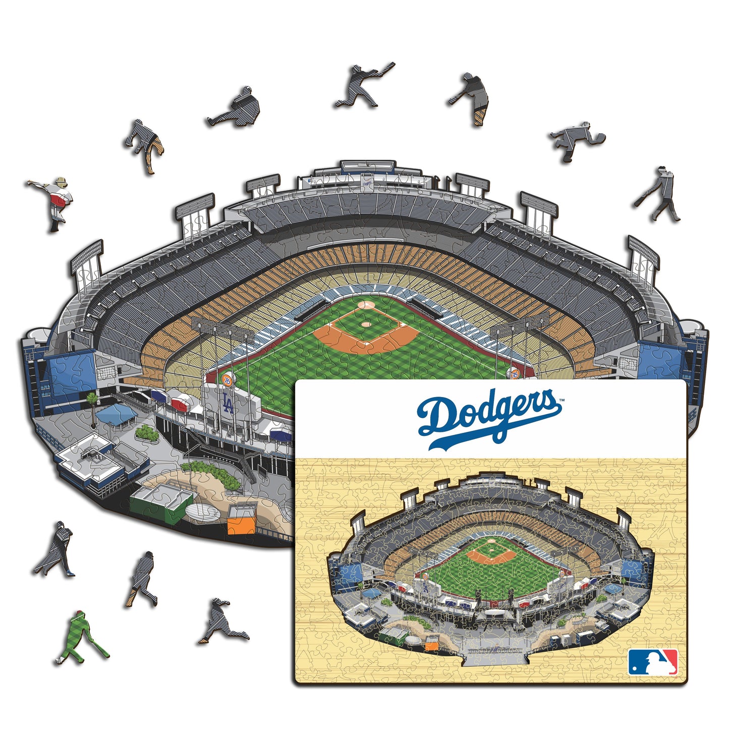Los Angeles Dodgers™ Dodgers Stadium - Wooden Puzzle