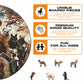 Motorcyclist Dogs - Wooden Puzzle