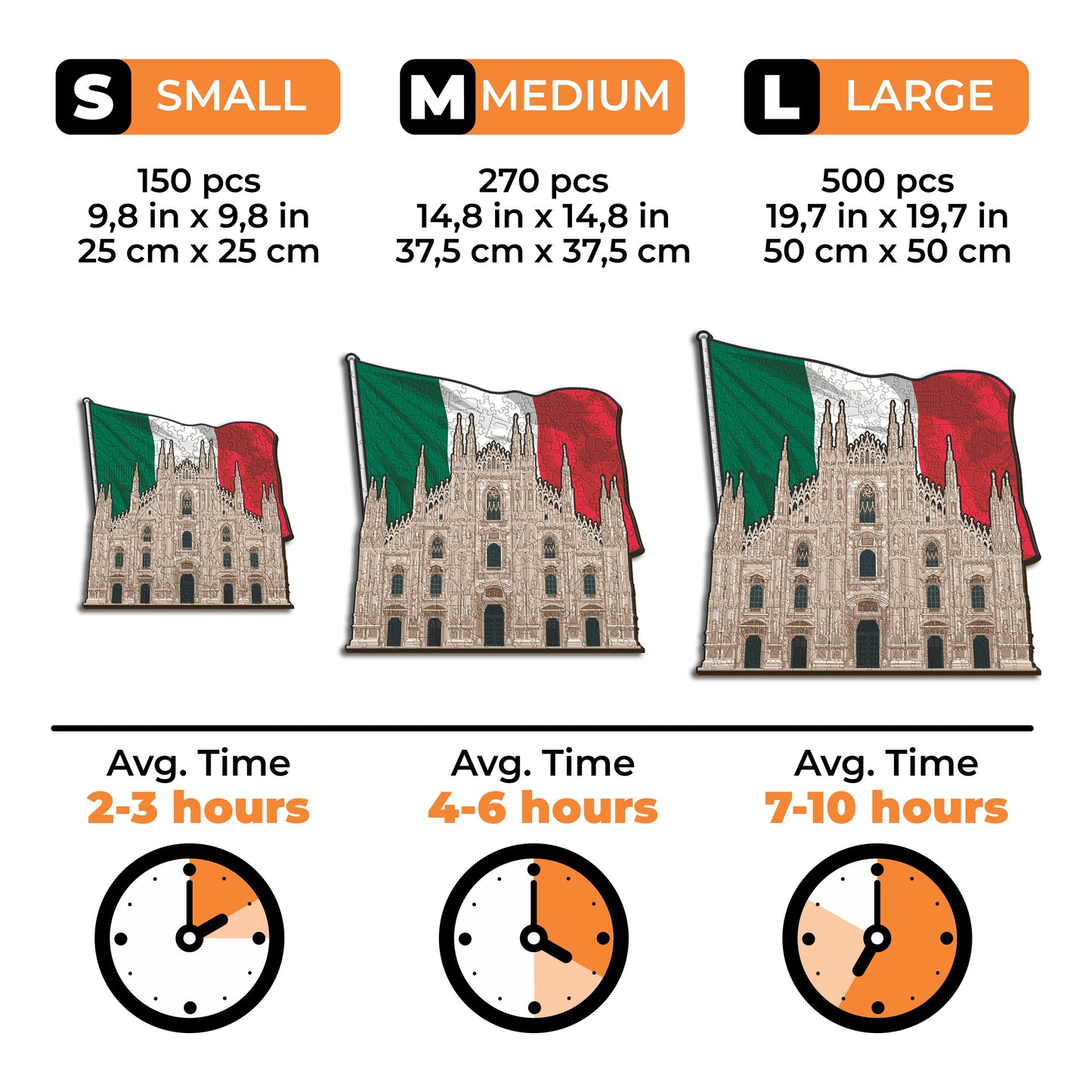 Milan Cathedral - Wooden Puzzle