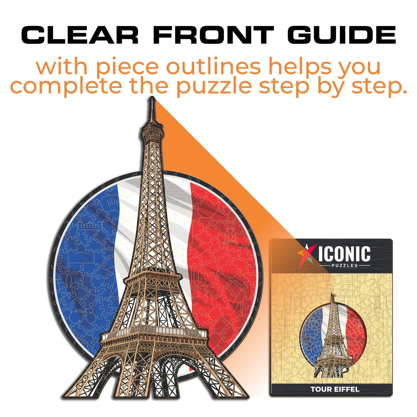 Tour Eiffel - Wooden Puzzle