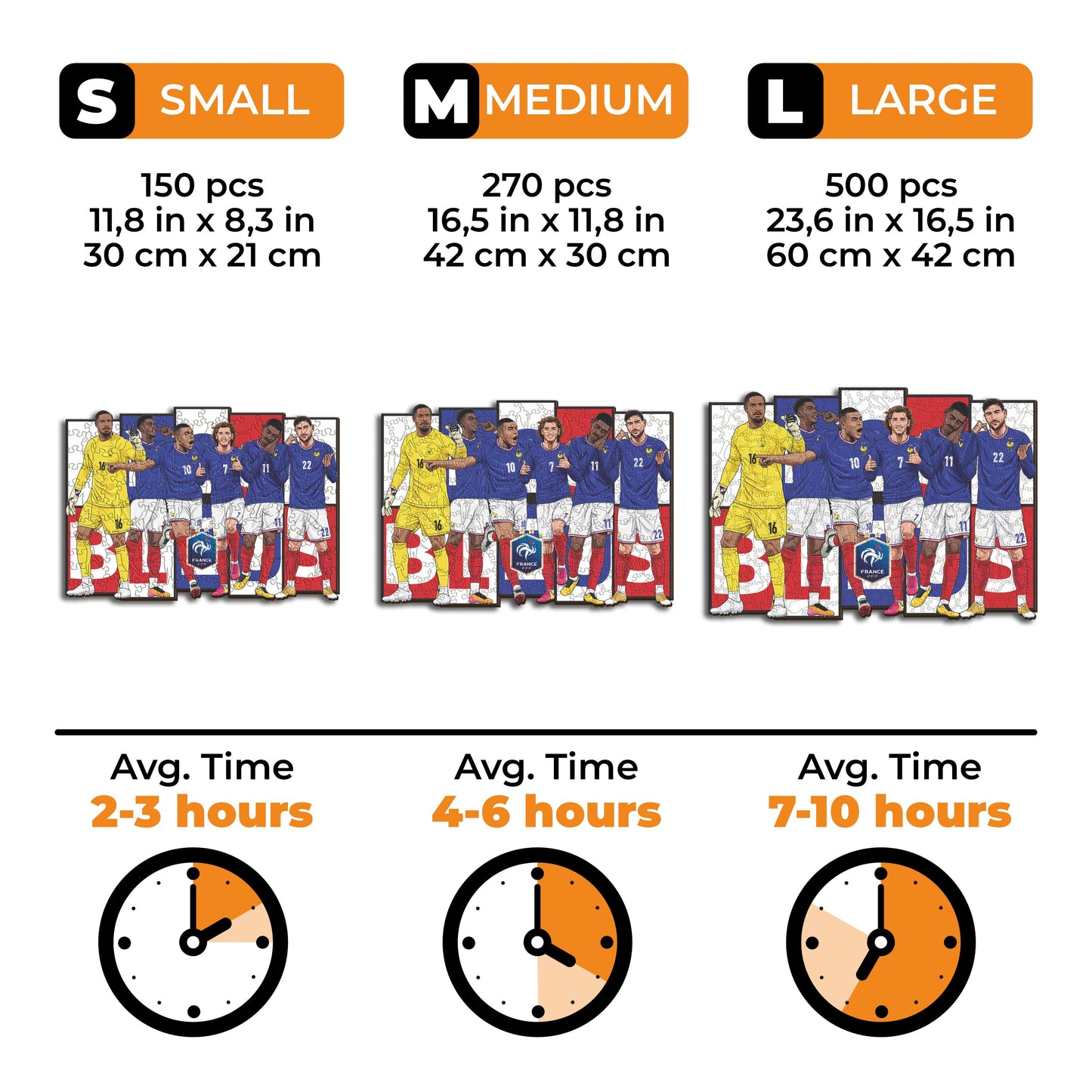 France® 6 Players - Wooden Puzzle