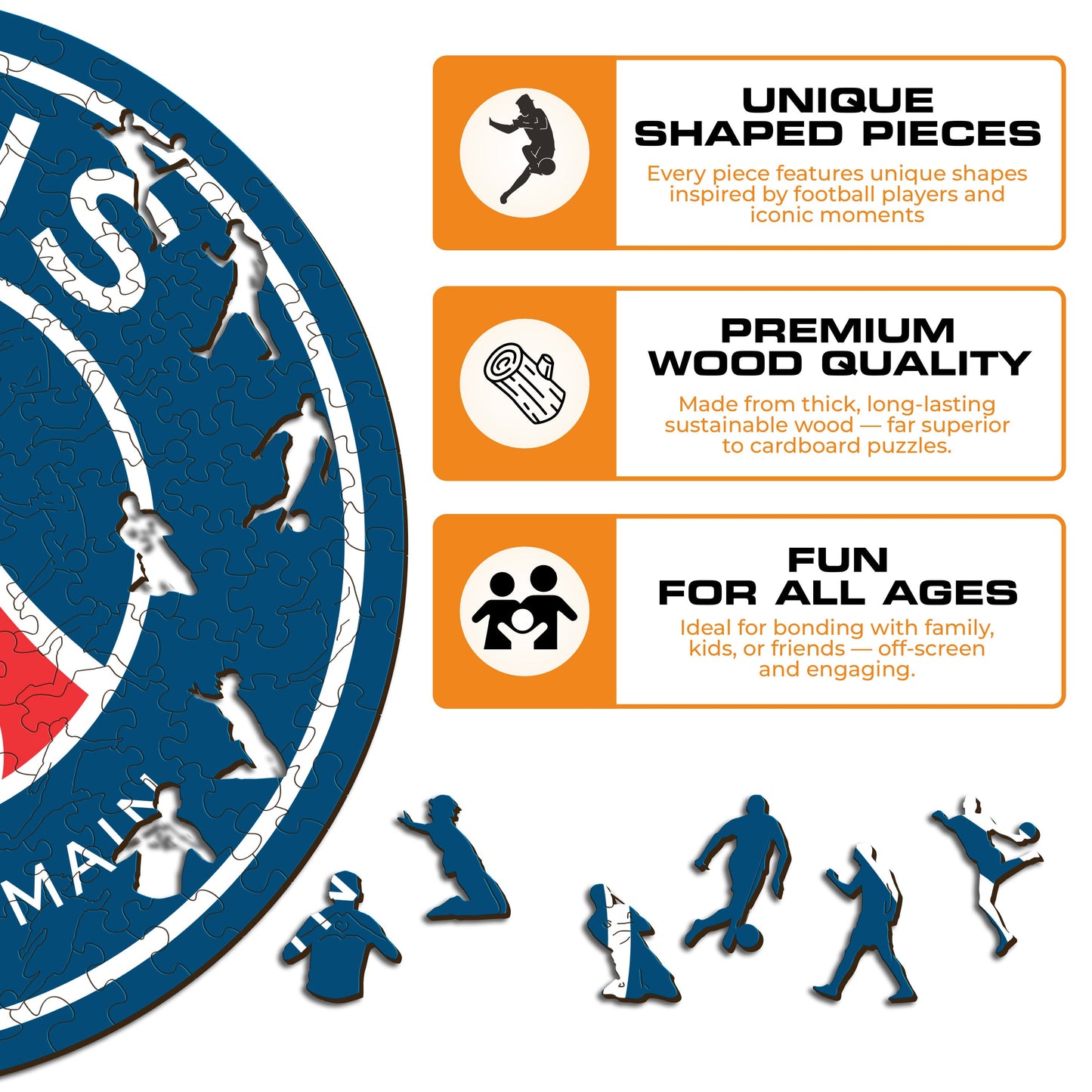 PSG FC® Logo - Wooden Puzzle