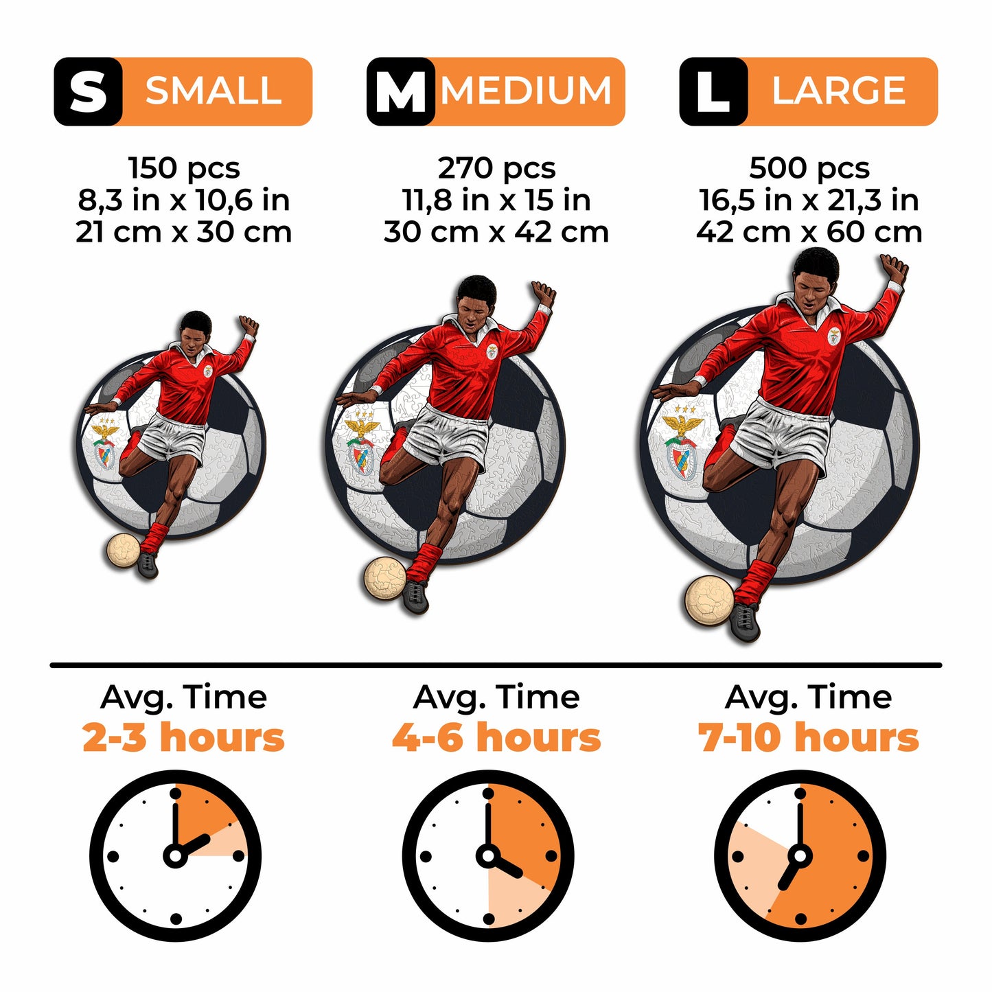 Eusébio - Wooden Puzzle