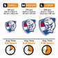 Western Bulldogs Logo - Wooden Puzzle