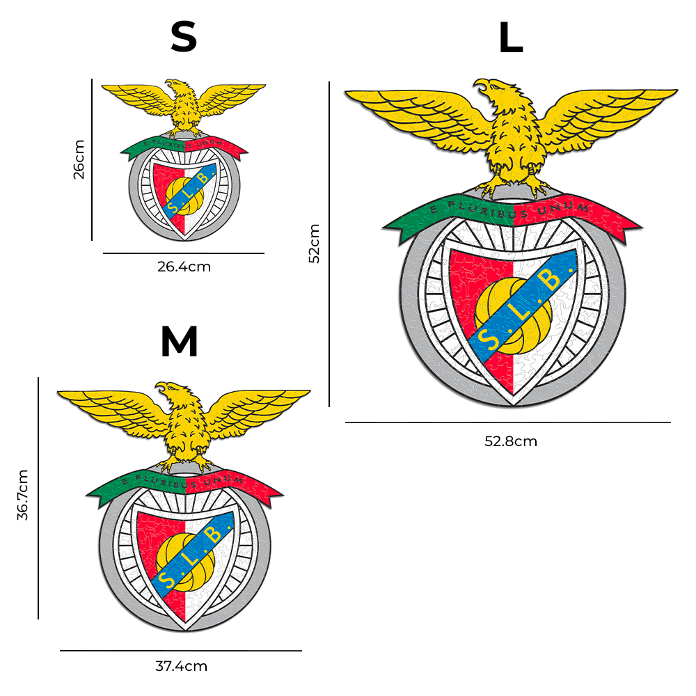 2 PACK SL Benfica® Logo + Estadio