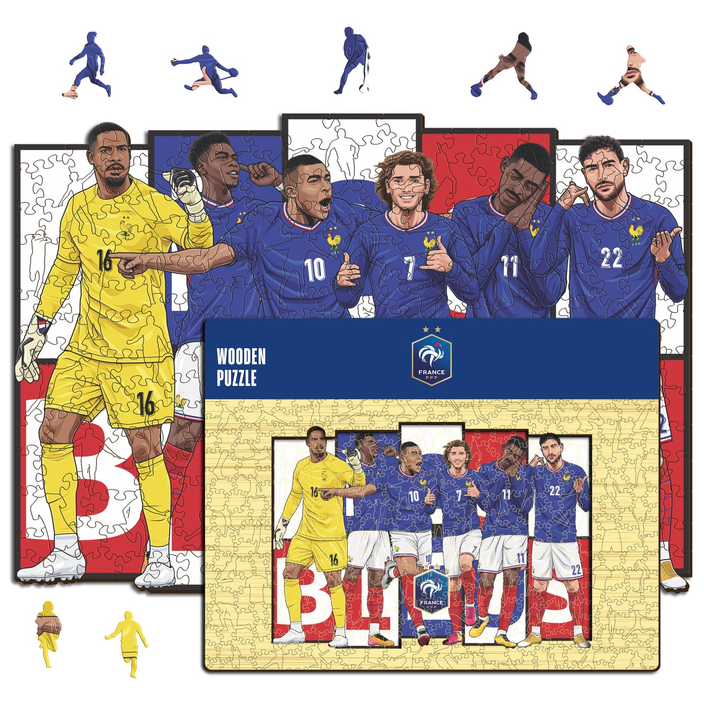 France® 6 Players - Wooden Puzzle