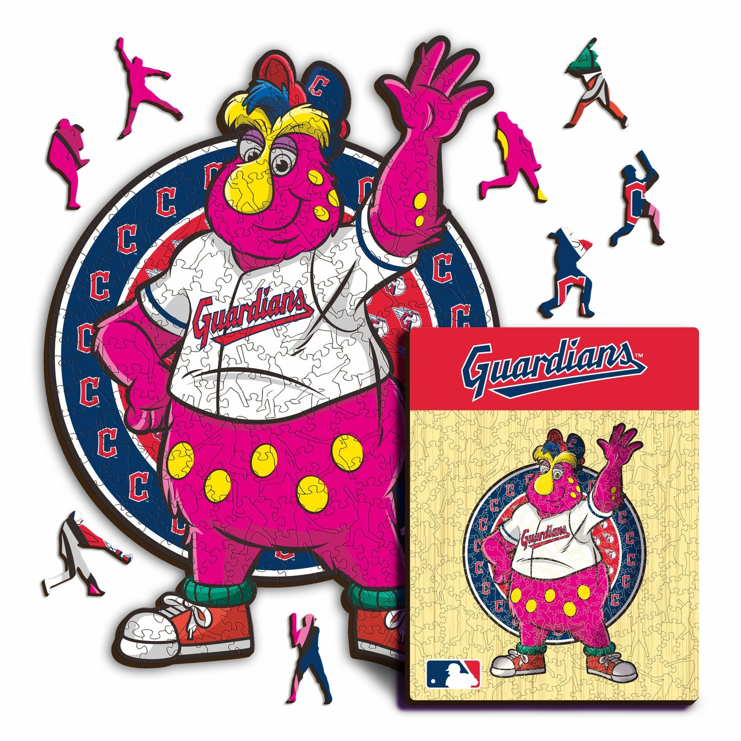 3 PACK Cleveland Guardians™ Logo + Mascot + Baseball