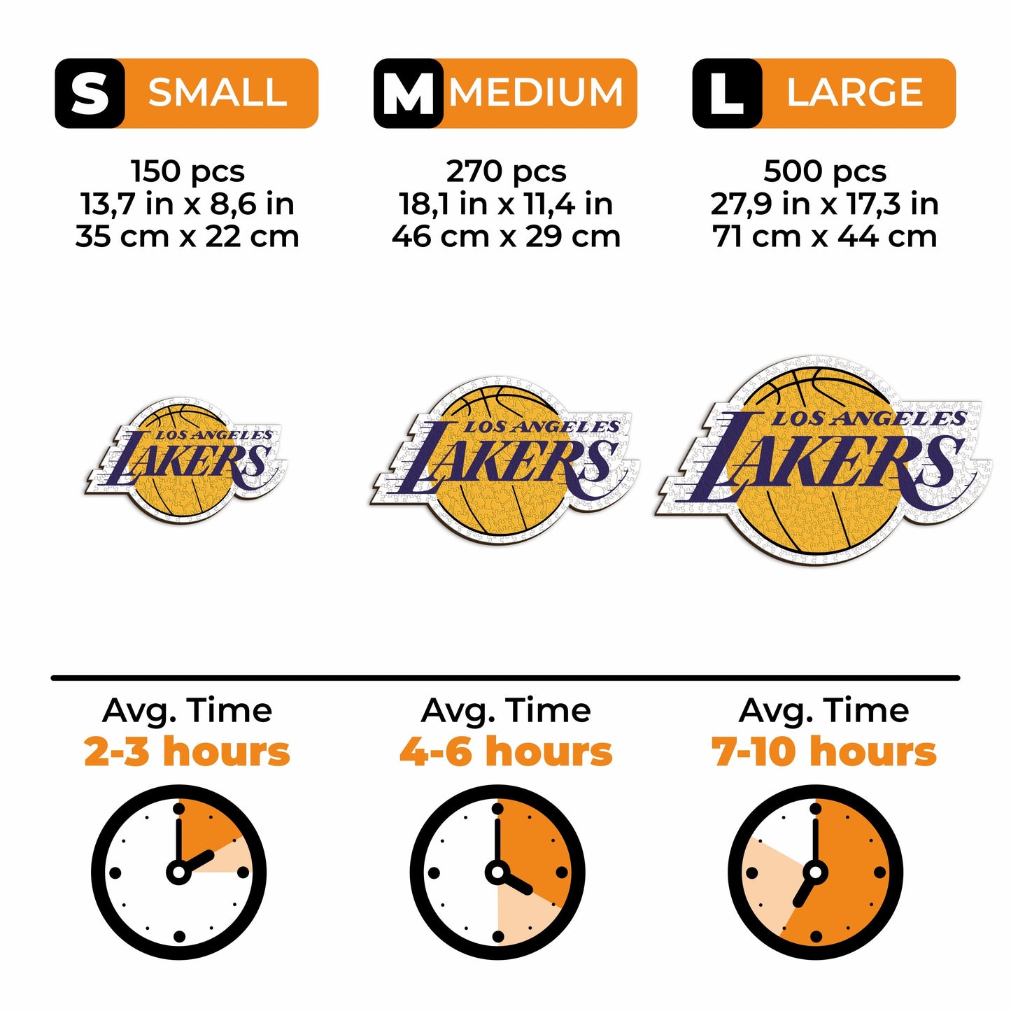 Los Angeles Lakers™ - Wooden Puzzle