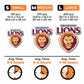 Brisbane Lions Logo - Wooden Puzzle