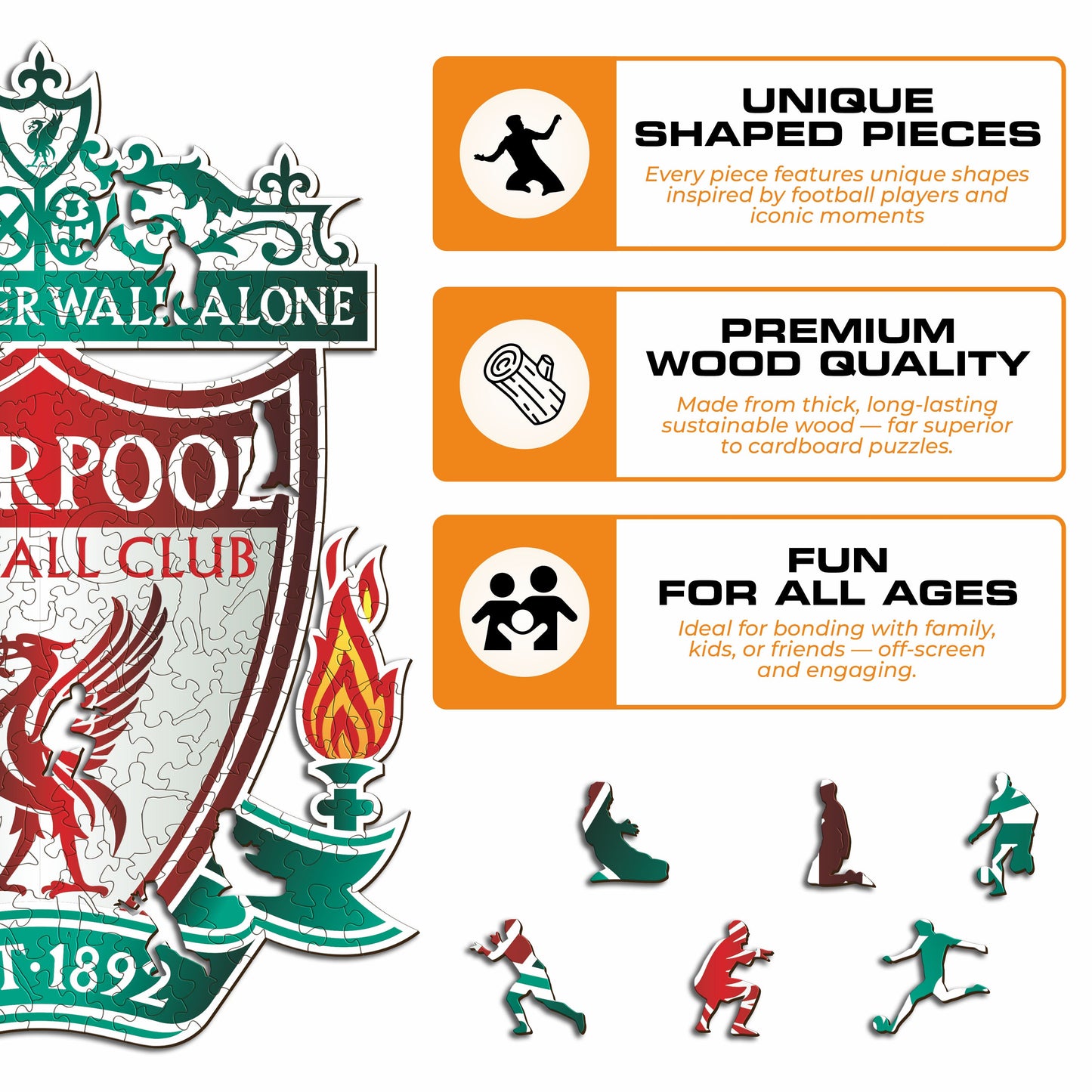 Liverpool FC® Logo - Wooden Puzzle
