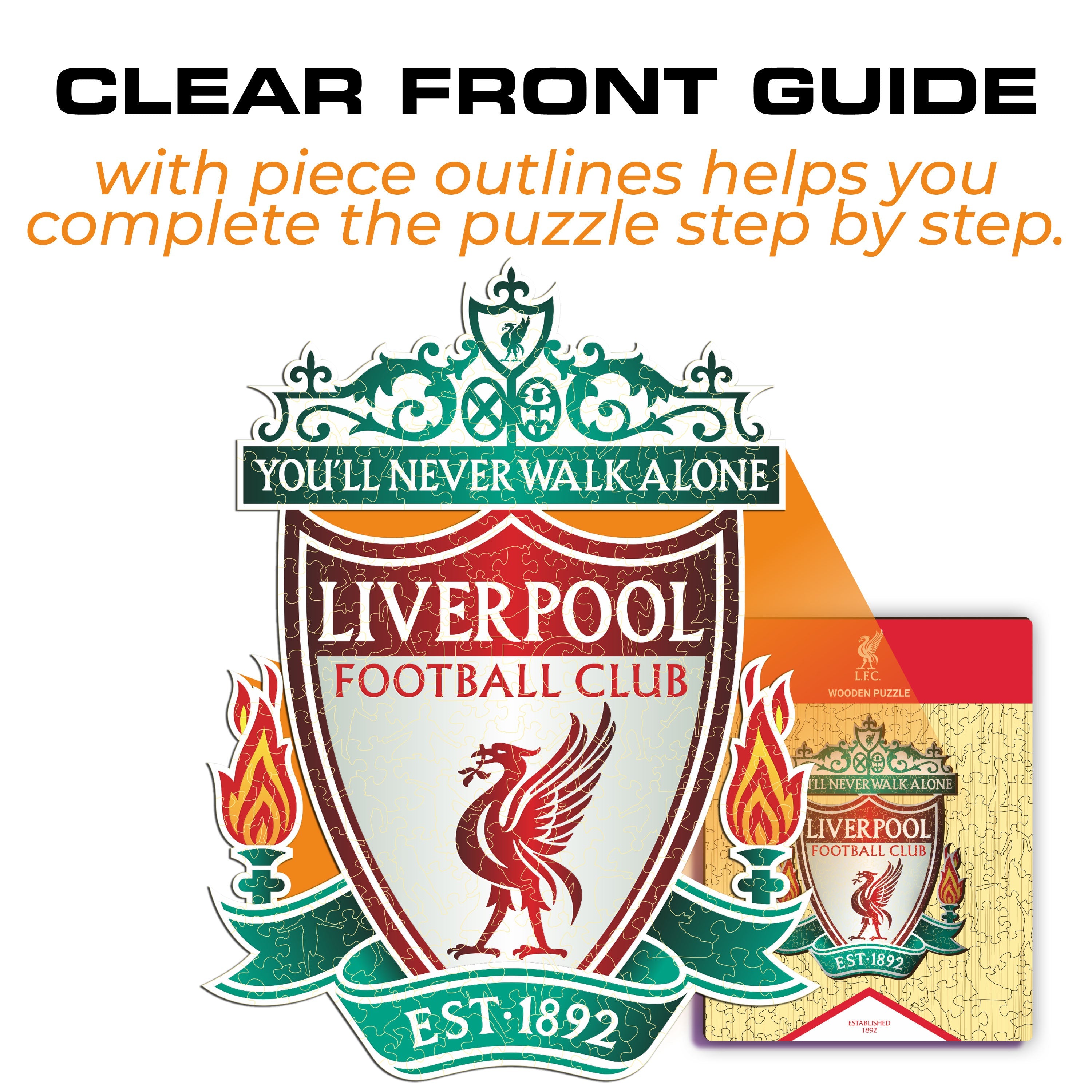 Liverpool FC® Logo - Wooden Puzzle – Iconic Puzzles USA