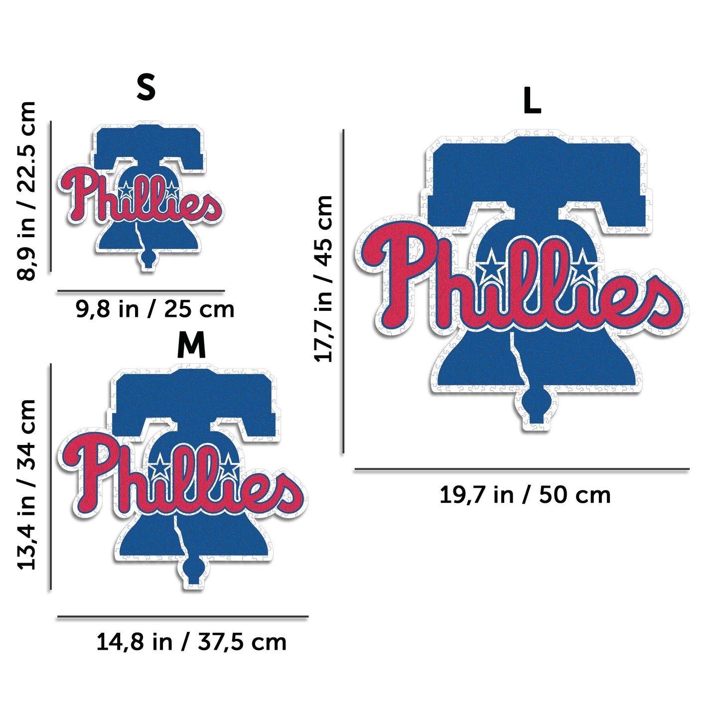 2 PACK Philadelphia Phillies™ Baseball + Primary Logo