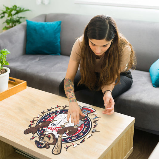 Minnesota Twins™ Mascot - Wooden Puzzle