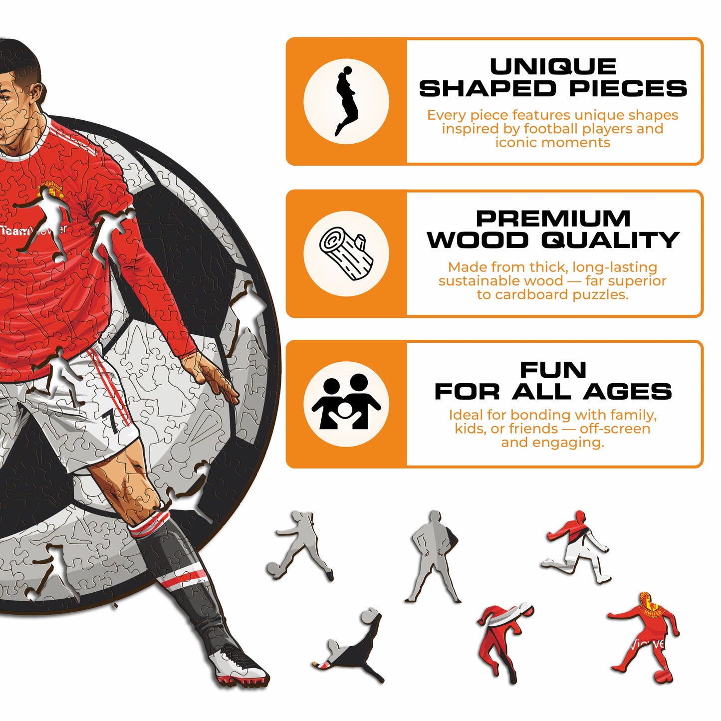 Cristiano Ronaldo - Wooden Puzzle