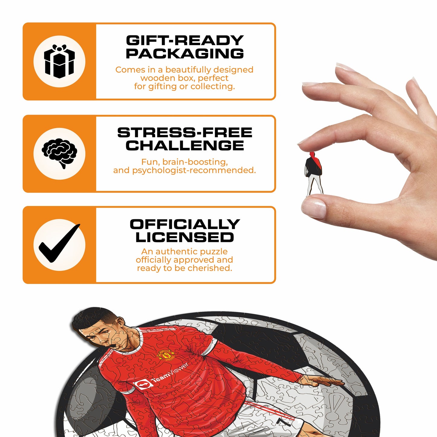 Cristiano Ronaldo - Wooden Puzzle