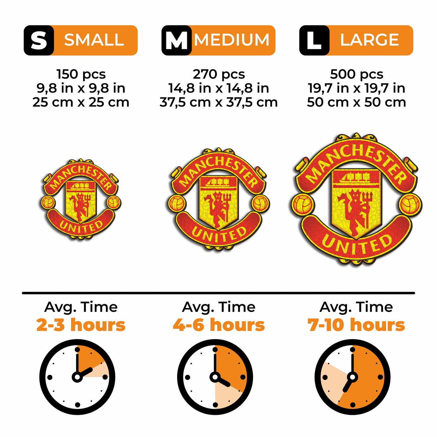 Manchester United FC® Logo - Wooden Puzzle