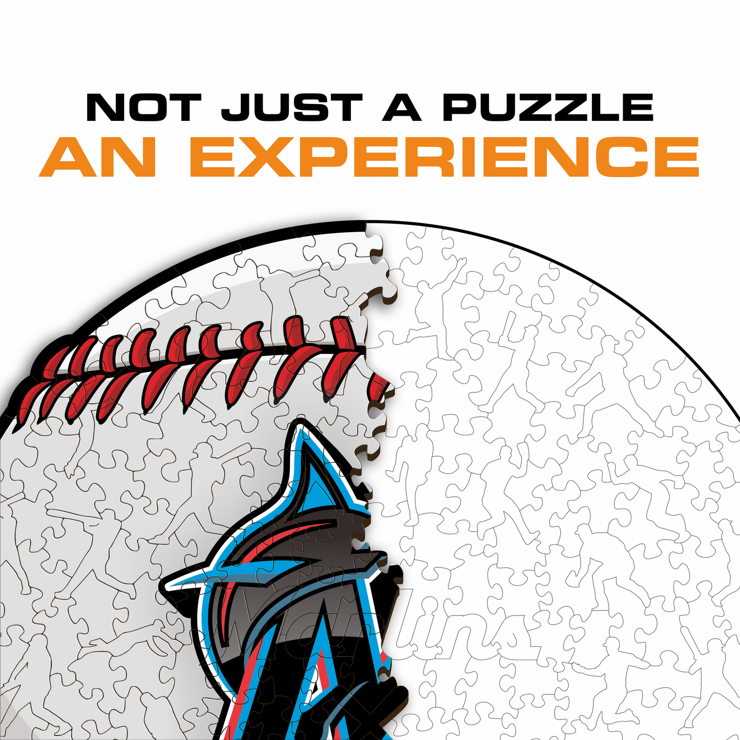 Miami Marlins™ - Wooden Puzzle