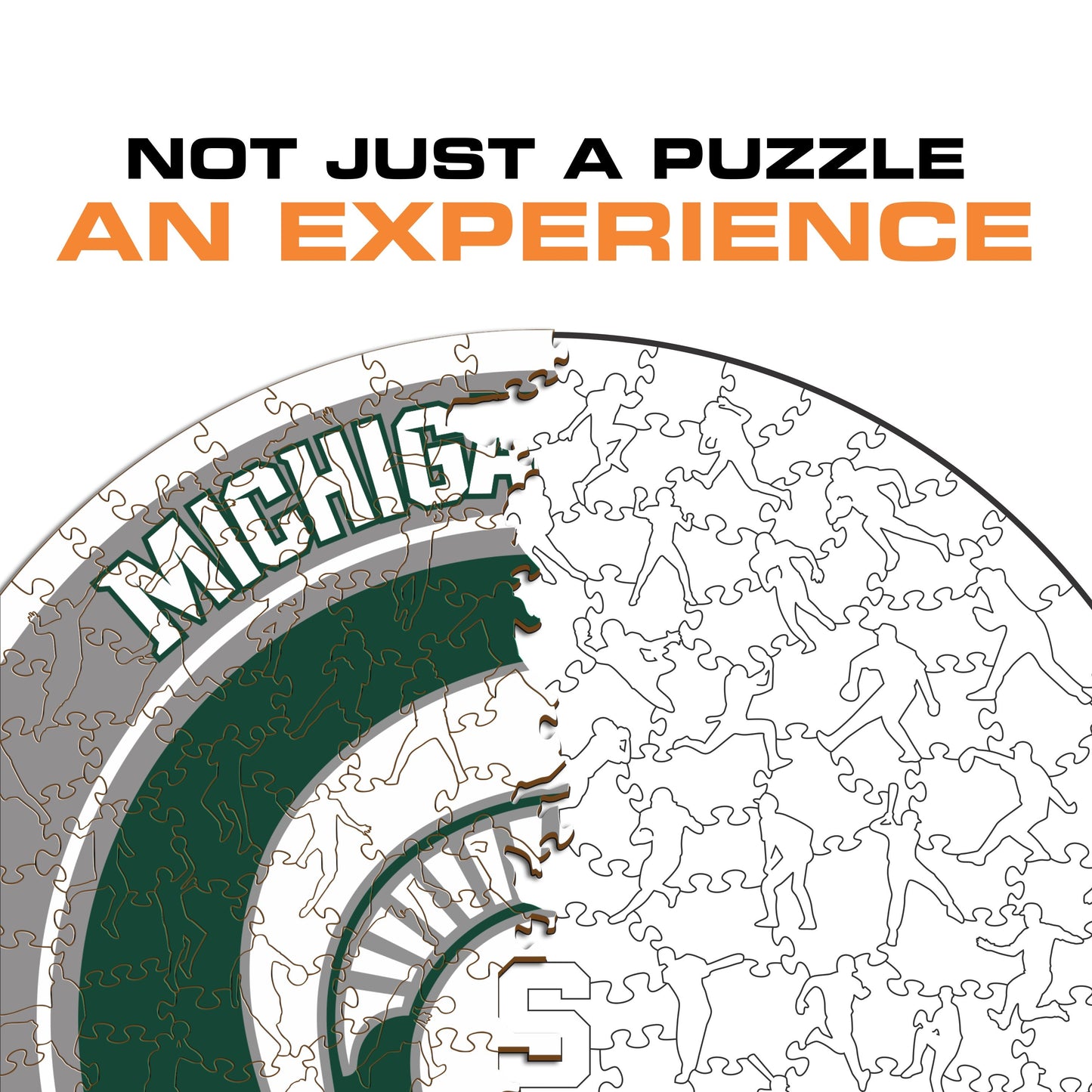 Michigan State University - Wooden Puzzle