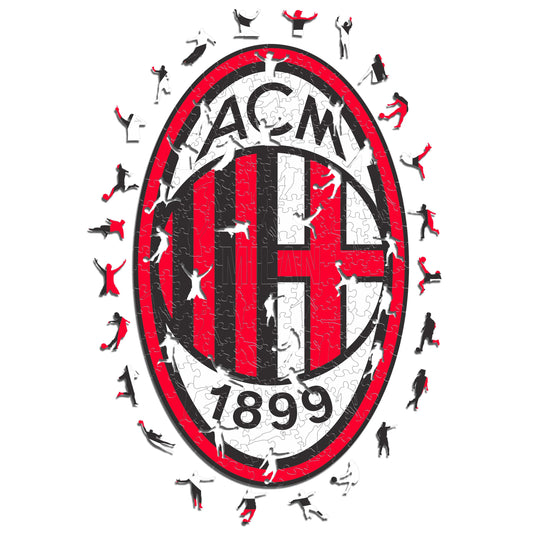 3 PACK AC Milan® Logo + Devil Logo + 5 Players