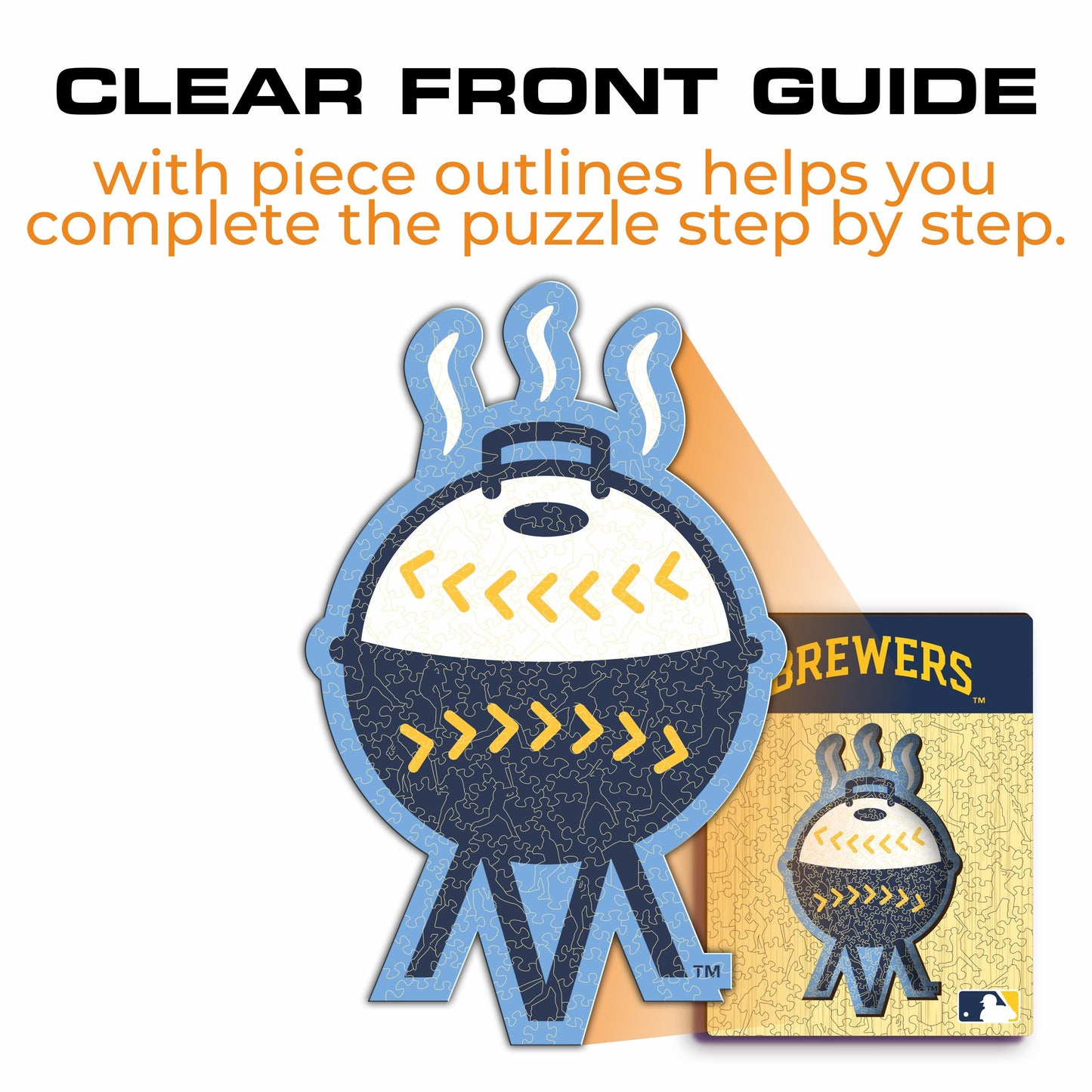 Milwaukee Brewers™ - Wooden Puzzle