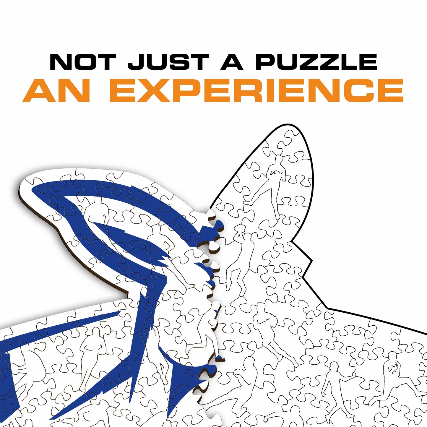 North Melbourne FC Logo - Wooden Puzzle