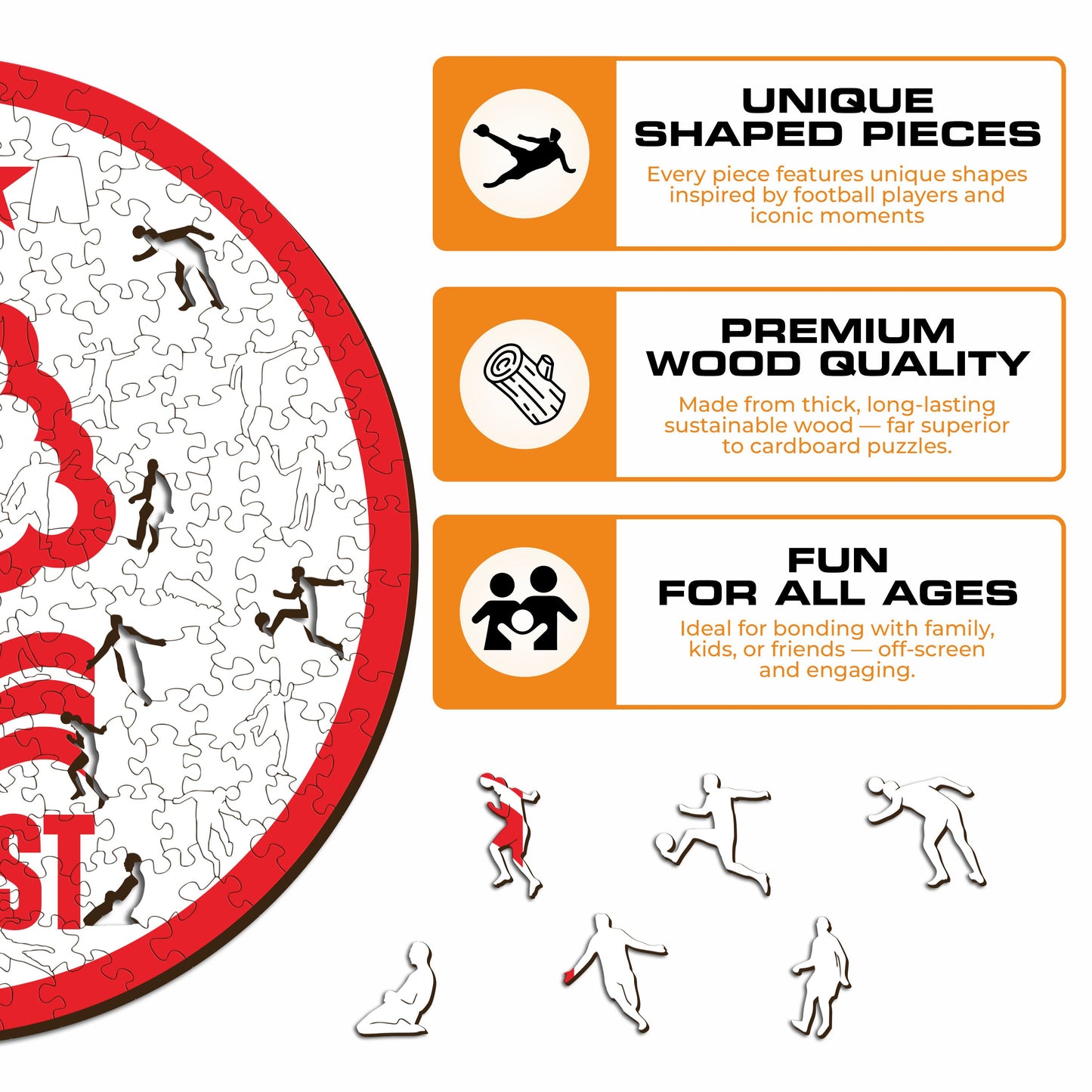 Nottingham Forest FC® Logo - Wooden Puzzle